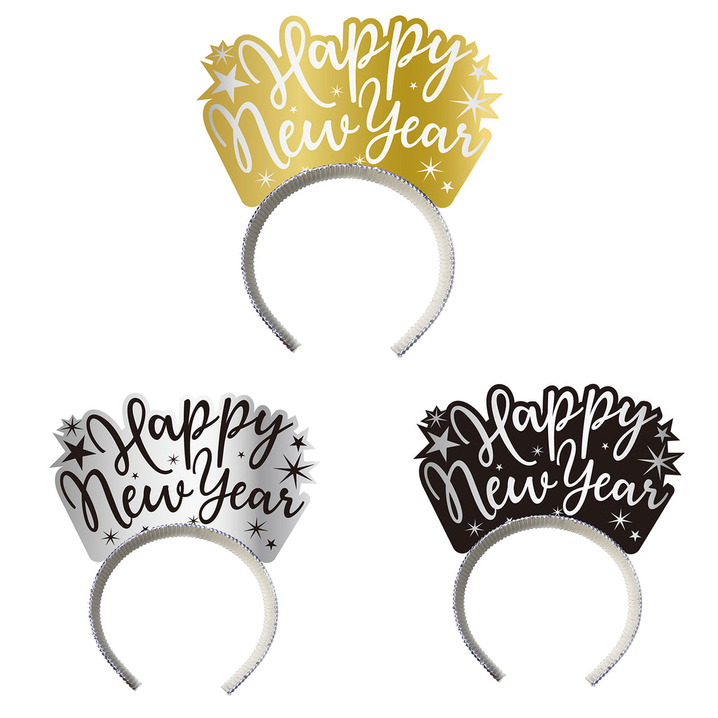 NYE Paper Tiaras, 3pk