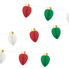 Christmas Honeycomb Light Garland