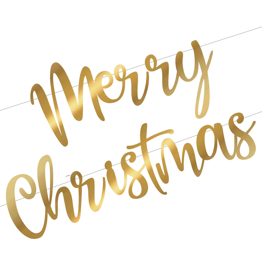 Merry Christmas Letter Banner