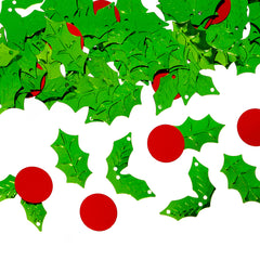 Christmas Holly Confetti