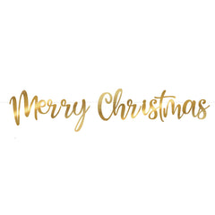 Merry Christmas Letter Banner