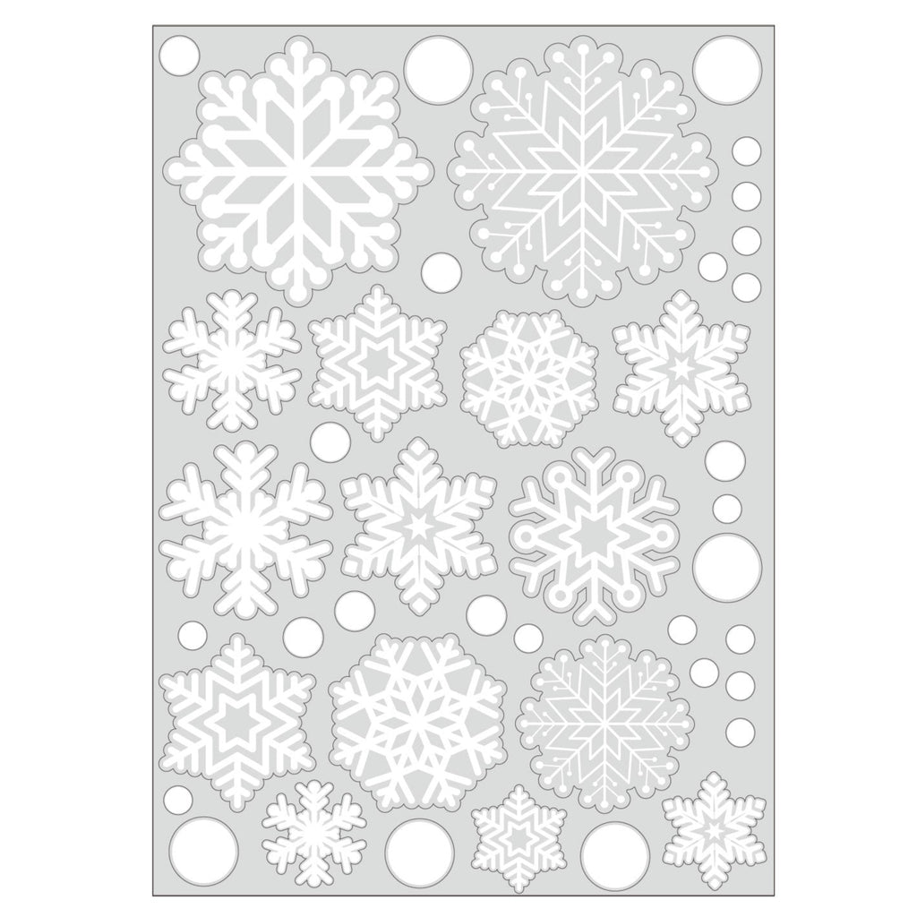 Christmas Snowflake Window Cling