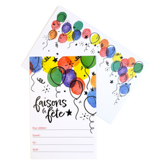 'Faisons la fête' Invitations