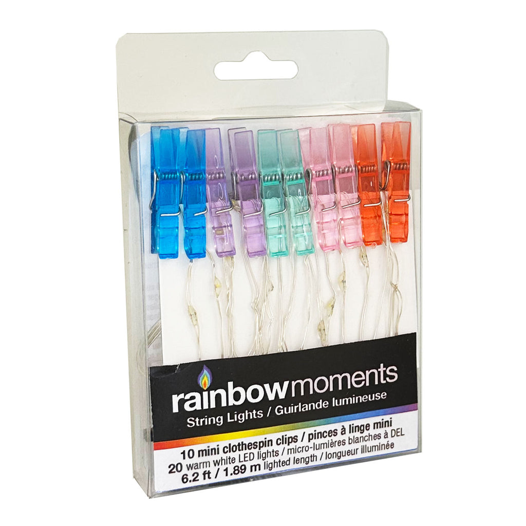 Clothespin Clips Mini String Lights