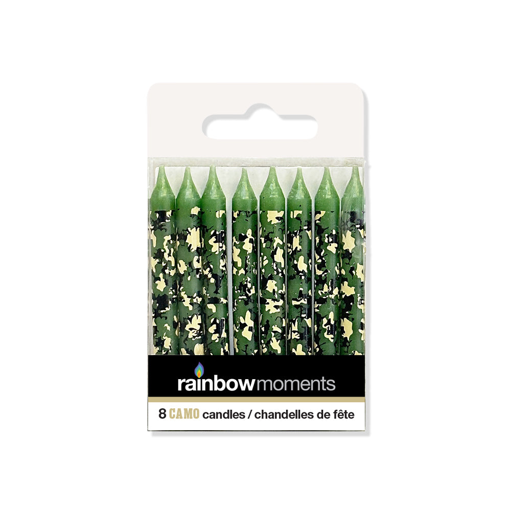 CAMO Stick Candles (8-pk)