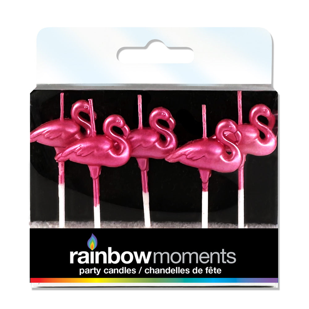 Pink Flamingos Paraffin Shape Candles