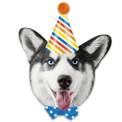 Party Dogs Shaped Paper Napkins (16-pack)