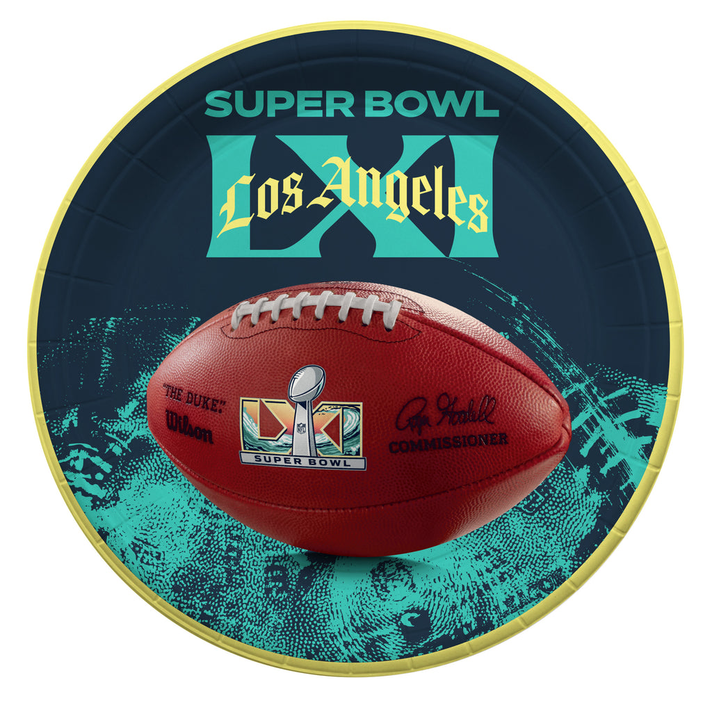 NFL Super Bowl LXI Paper Plates 9