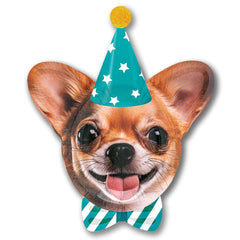 Party Dogs Shaped Paper Plates (8-pack)