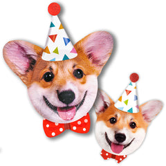 Party Dogs Shaped Paper Plates (8-pack)