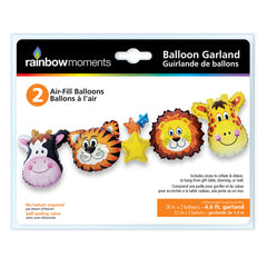 Jungle Animals Balloon Garland