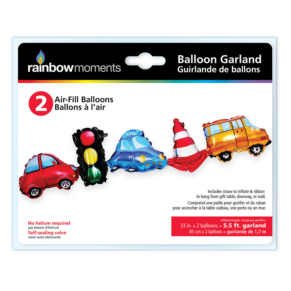 Cars Balloon Garland