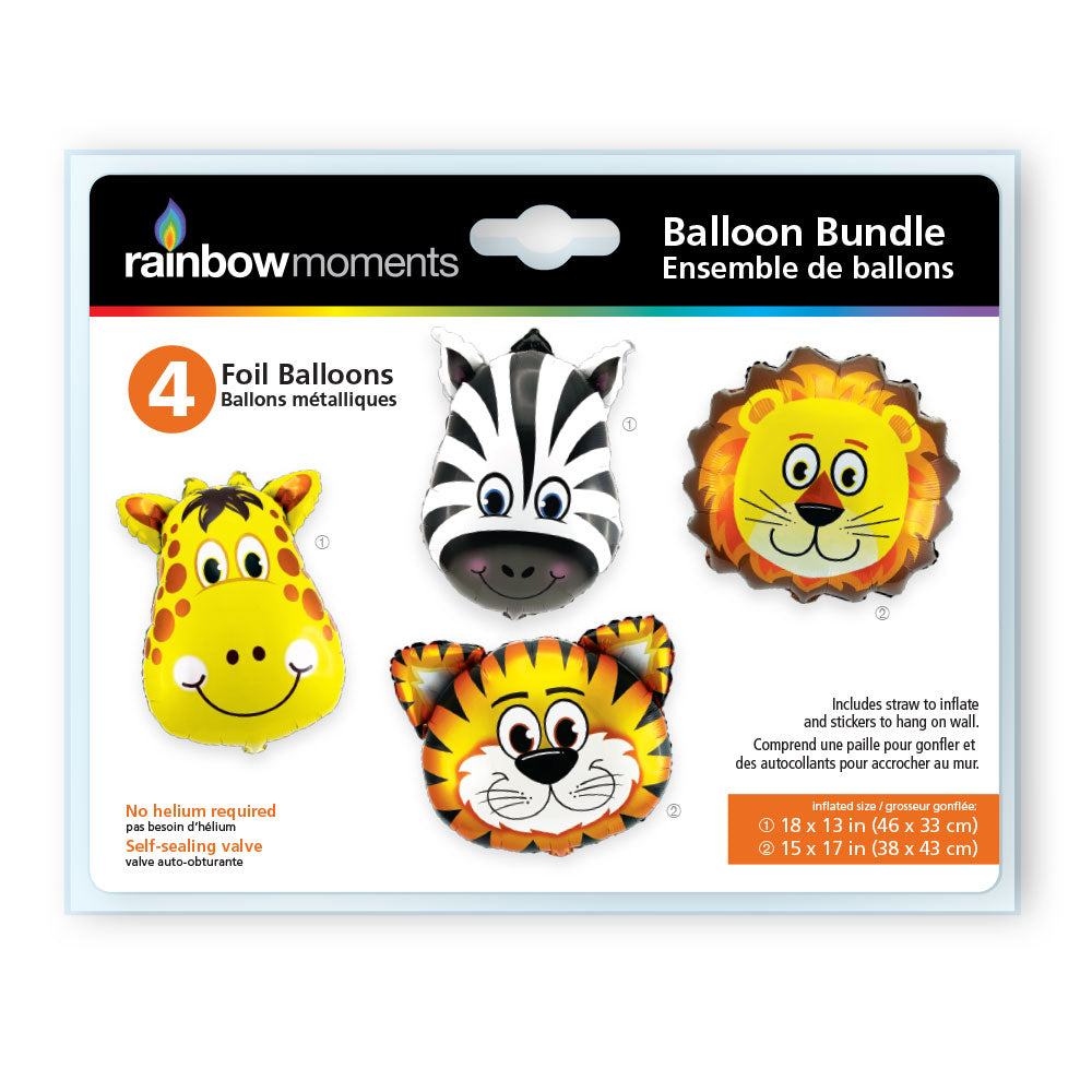 Jungle Animals Balloon Bundle