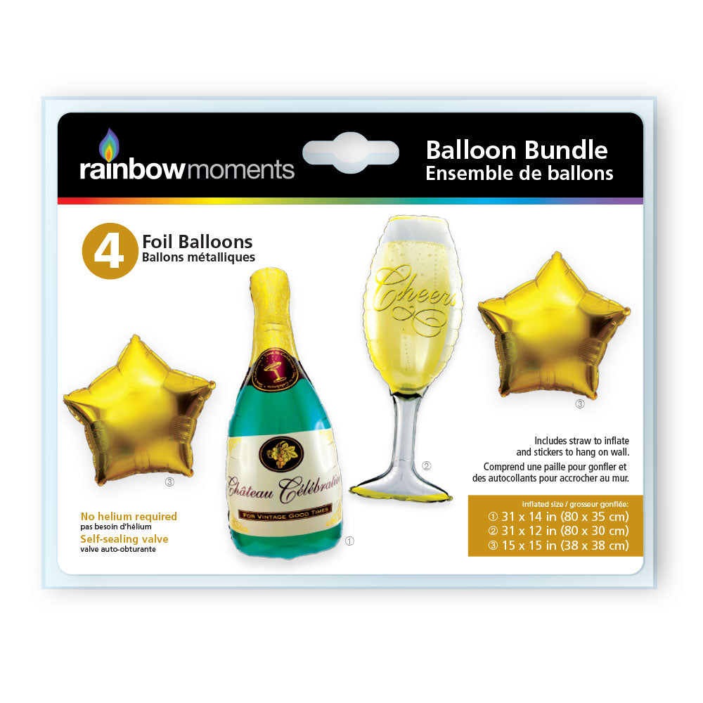 Champagne Balloon Bundle