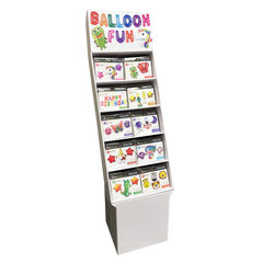 Foil Balloon Bundles Floor Display with Header (120 units)