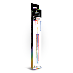 Magic Colour Drip Rainbow Candles (Red, Green & Blue Drip)
