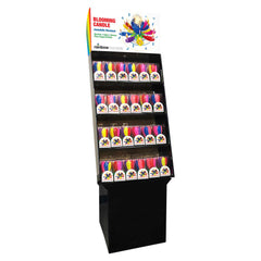 Musical Blooming Birthday Candle Floor Display with Header (48 units)