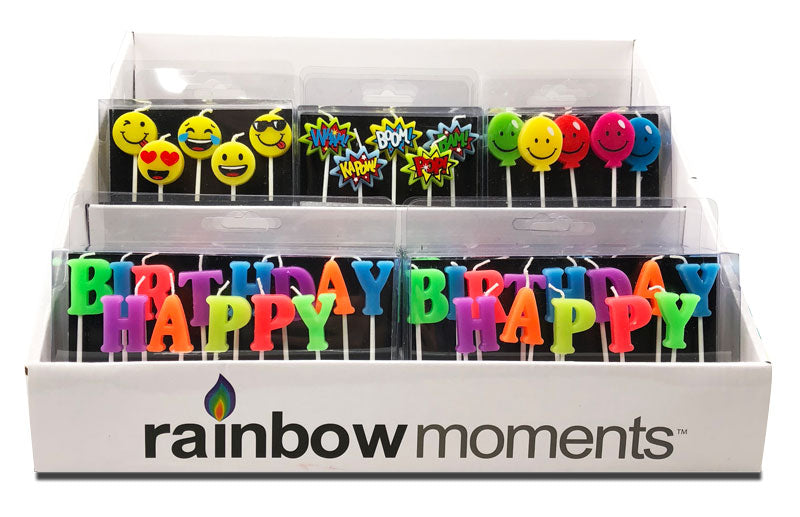 Display – Shapes & Letter Candles