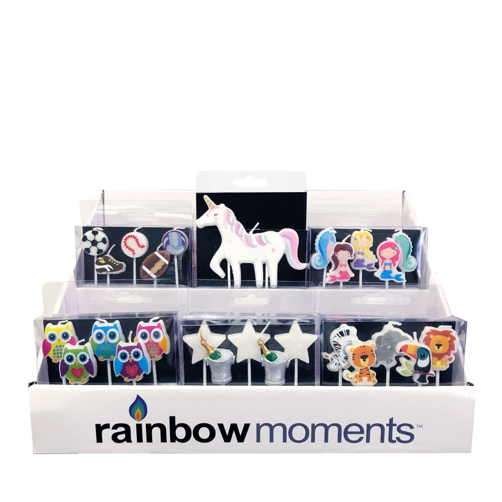 Shape Candles Counter Display