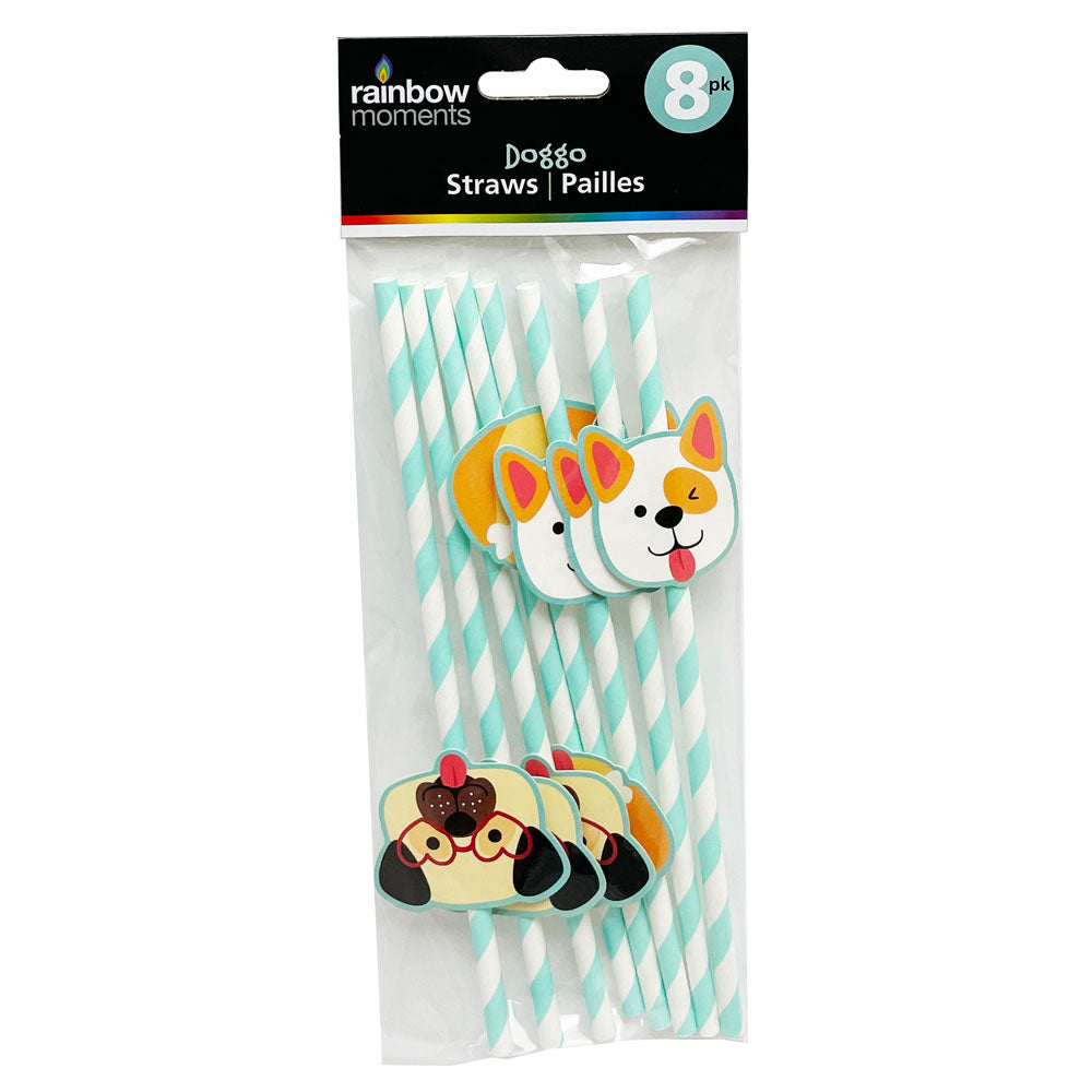 Doggo Paper Straws (8pk)