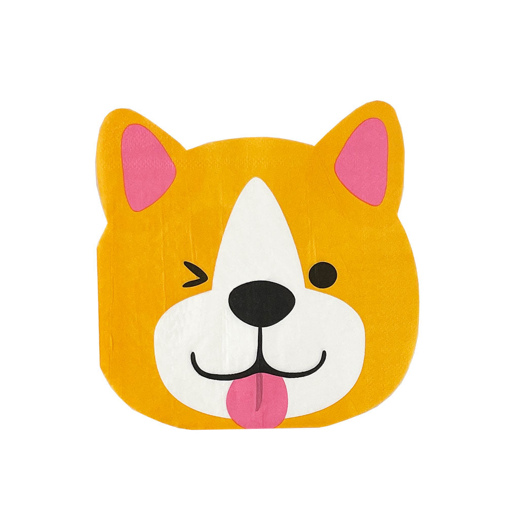 Doggo Shaped Paper Napkins (16-pack)