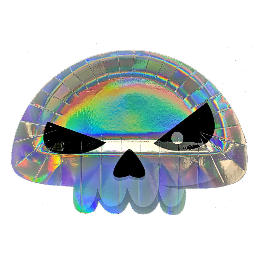 Halloween Skull Paper Plates (8-pack) - FLASH SALE