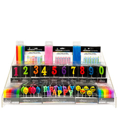 Acrylic Display – Number Candle Assortment (360 units)