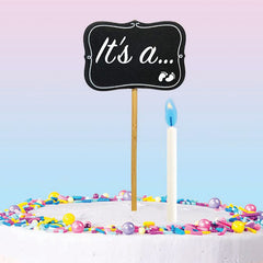 Baby Gender Reveal Cake Topper Kit