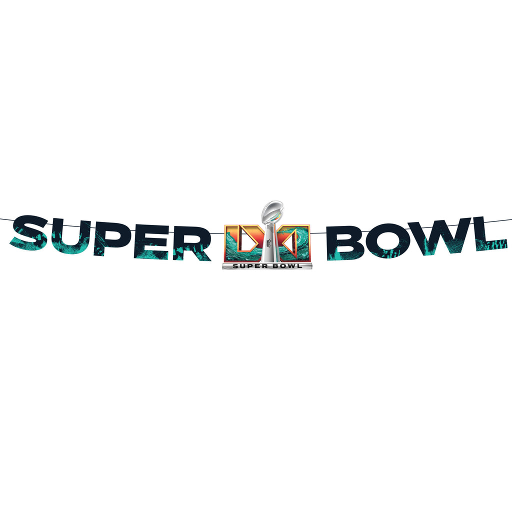 NFL Super Bowl LXI Letter Banner 8.2 FT
