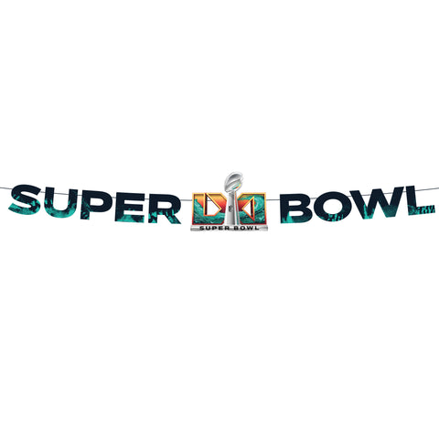 NFL Super Bowl LXI Letter Banner 8.2 FT