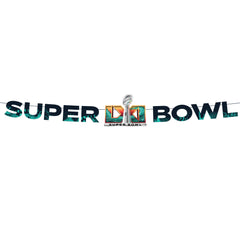 NFL Super Bowl LXI Letter Banner 8.2 FT