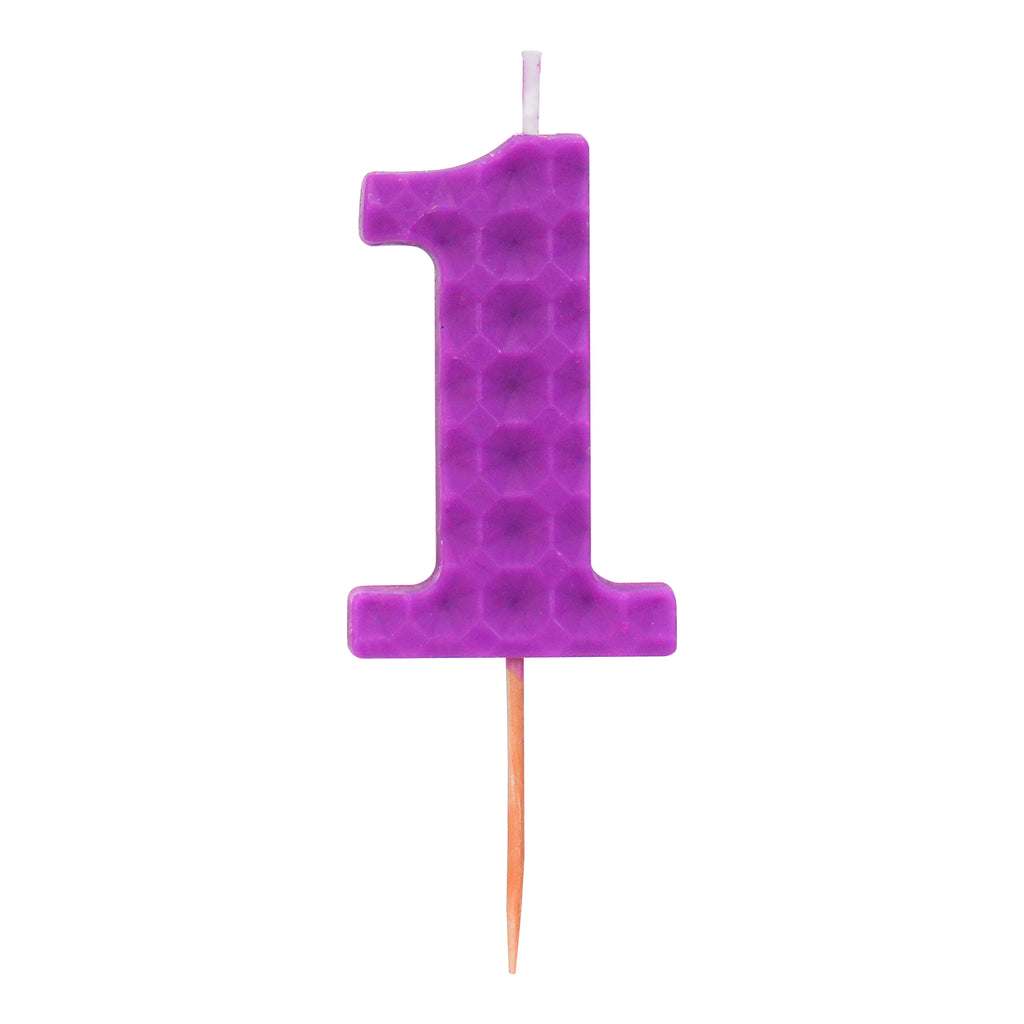 100% BEESWAX CANDLE NUMBER