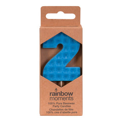 100% BEESWAX CANDLE NUMBER