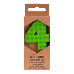 100% BEESWAX CANDLE NUMBER