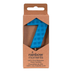 100% BEESWAX CANDLE NUMBER