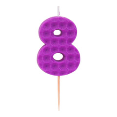 100% BEESWAX CANDLE NUMBER