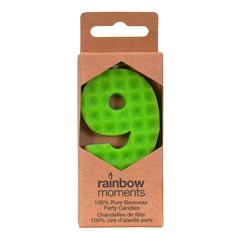 100% BEESWAX CANDLE NUMBER