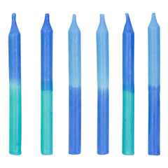 Beeswax Blue-Green Block Stick Candles