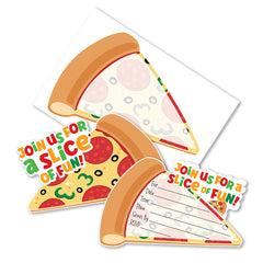 Pizza Party Invitations (8-pk)