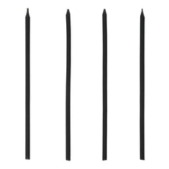 Black Slim Candles (10 pk)