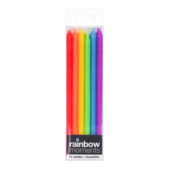 5-inch Muli Color Birthday Candles, 12-pk