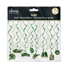 CAMO Hanging Decor Swirl Set