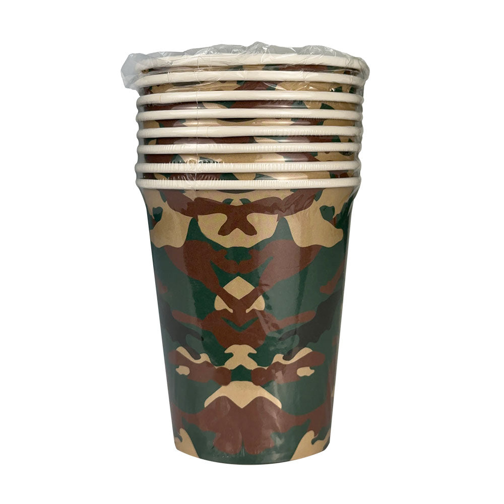 CAMO Paper Cups 9oz (8-pk)