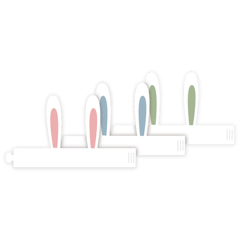 Floral Easter Bunny Headband, 3pk