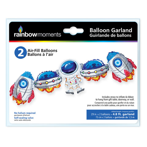 Space Balloon Garland