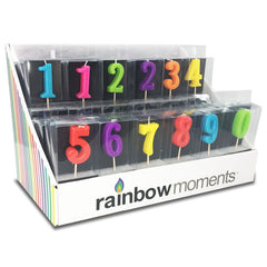 Silhouette Numbers Counter Display (144 units)