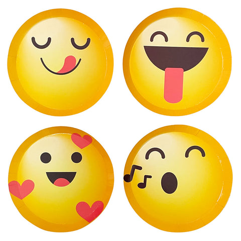 Emoji Paper Plates (8-pack)