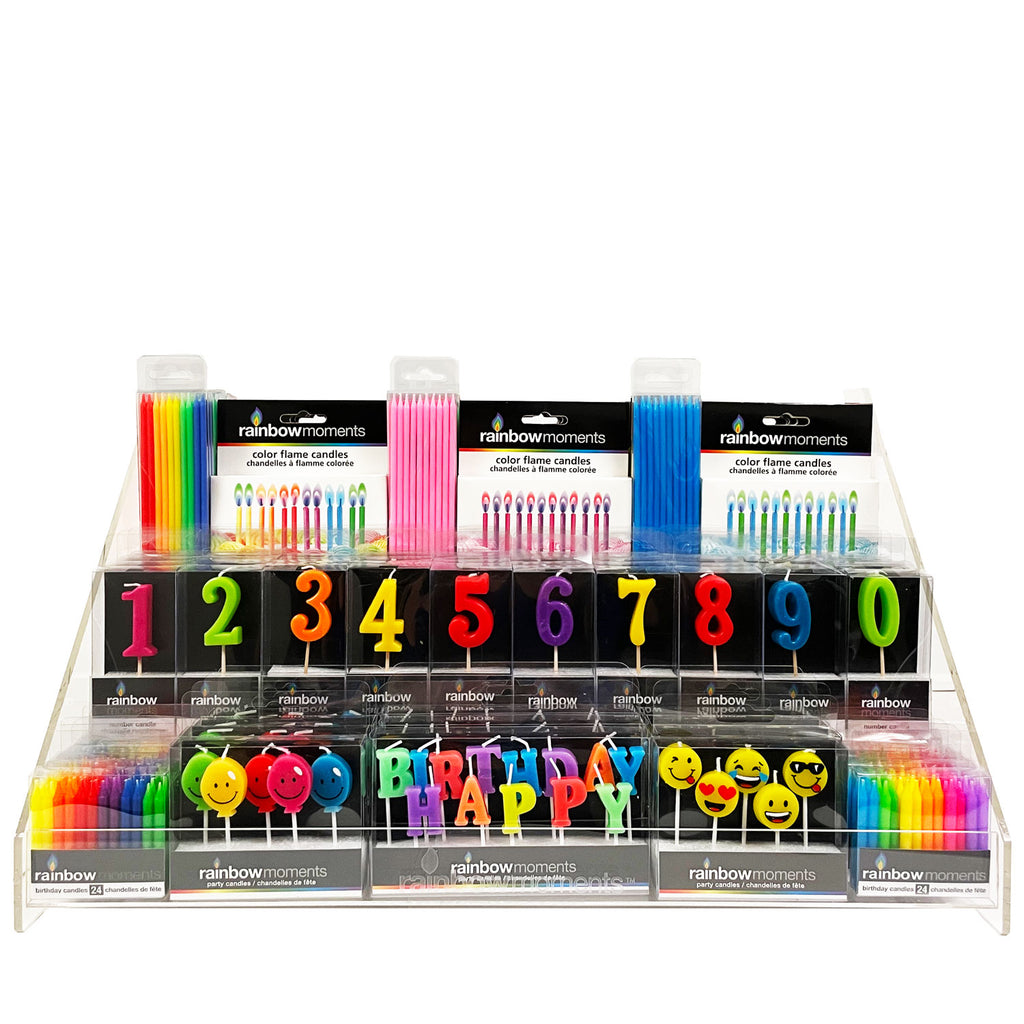 Acrylic Display – Number Candle Assortment (360 units)